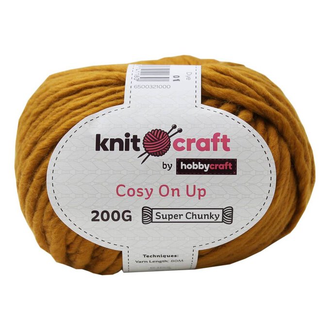 Knitcraft Mustard Cosy On Up Yarn 200g image number 1