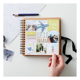 Spiral Bound Black Scrapbook 12 x 12 Inches