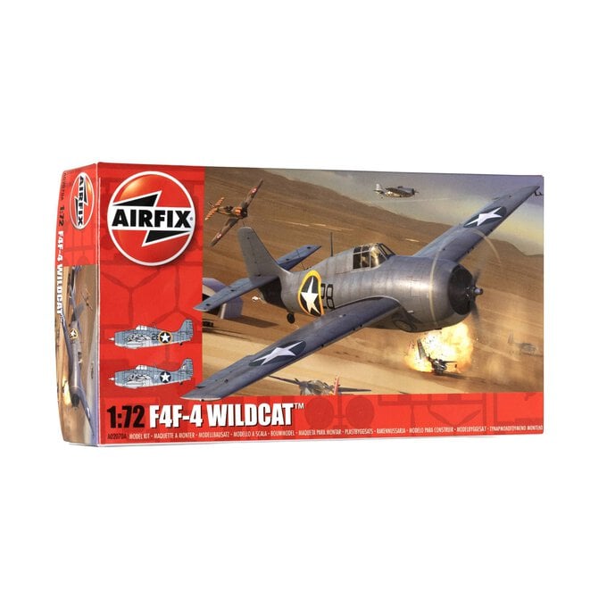Airfix F4F-F Wildcat Model Kit 1:72 image number 1