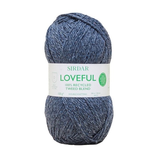 Sirdar Pool Loveful 100% Recycled Tweed Blend 100g  image number 1