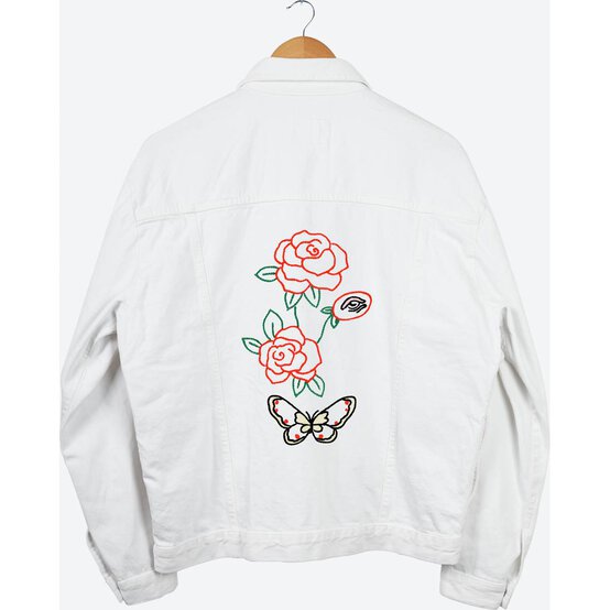 FREE PATTERN DMC Lover's Eye Plant Embroidery 0253 image number 4