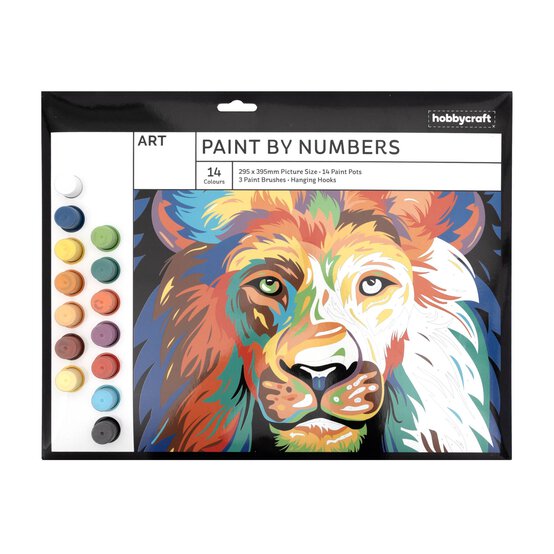 Lion Paint by Numbers image number 1