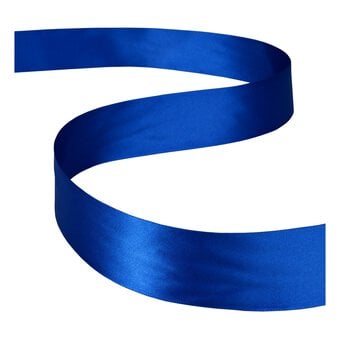 Royal Blue Double-Faced Satin Ribbon 36mm x 5m image number 2