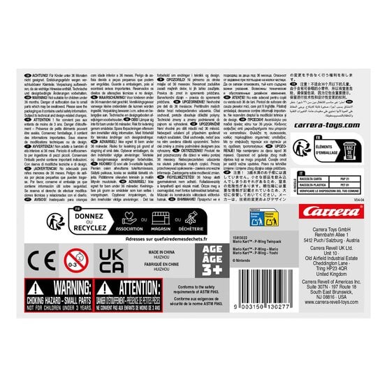 Carrera Pull Speed Mario Kart P-Wing 2 Pack image number 4