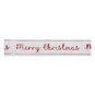 Red Merry Christmas Printed Organza Ribbon 34mm x 3m image number 2