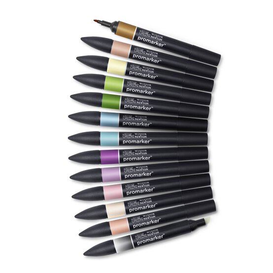 Winsor & Newton Manga Fantasy Promarkers 12 Pack image number 2