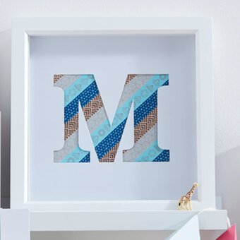 How to Make a Washi Tape Box Frame