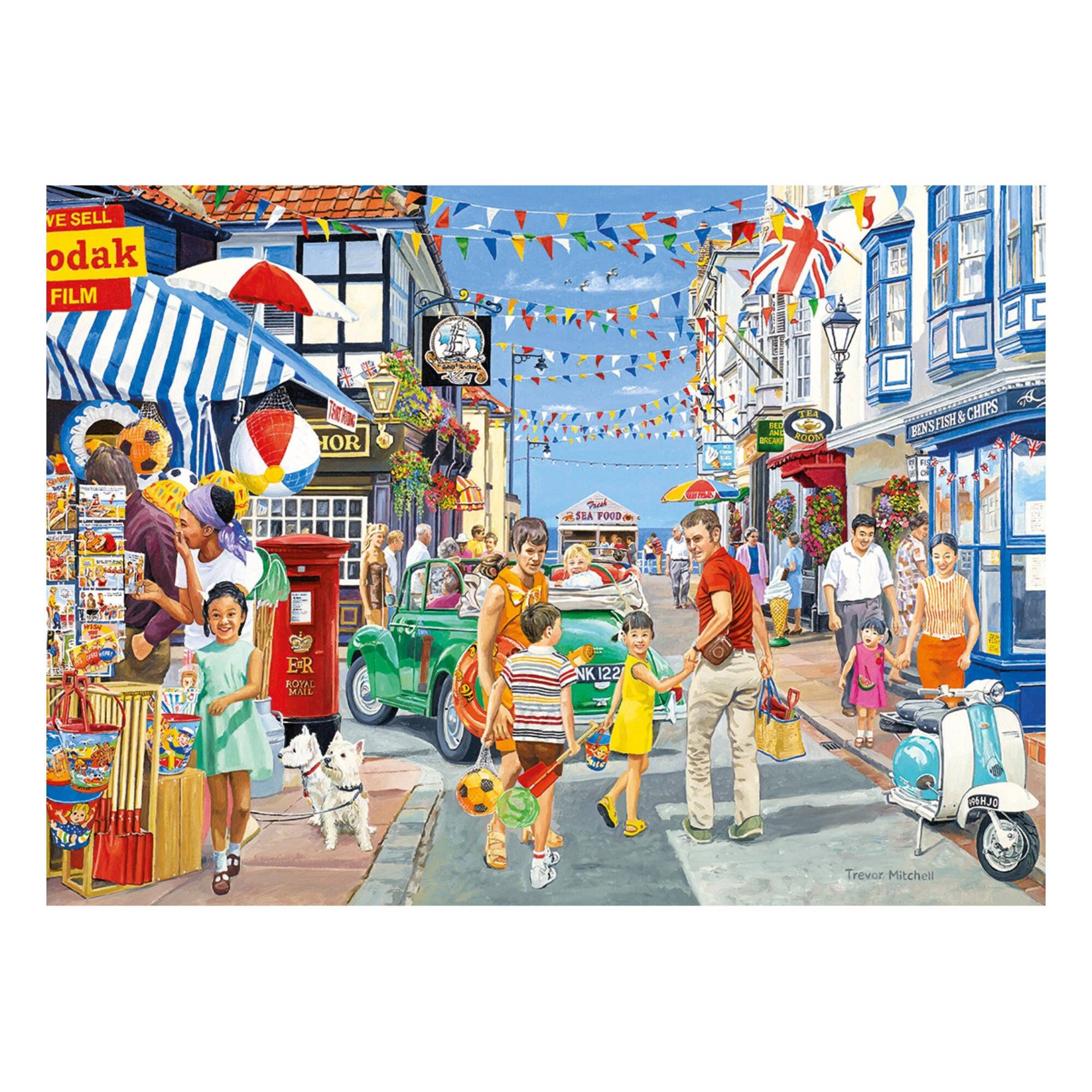 Gibsons Heading for the Beach Jigsaw Puzzle 1000 Pieces | Hobbycraft