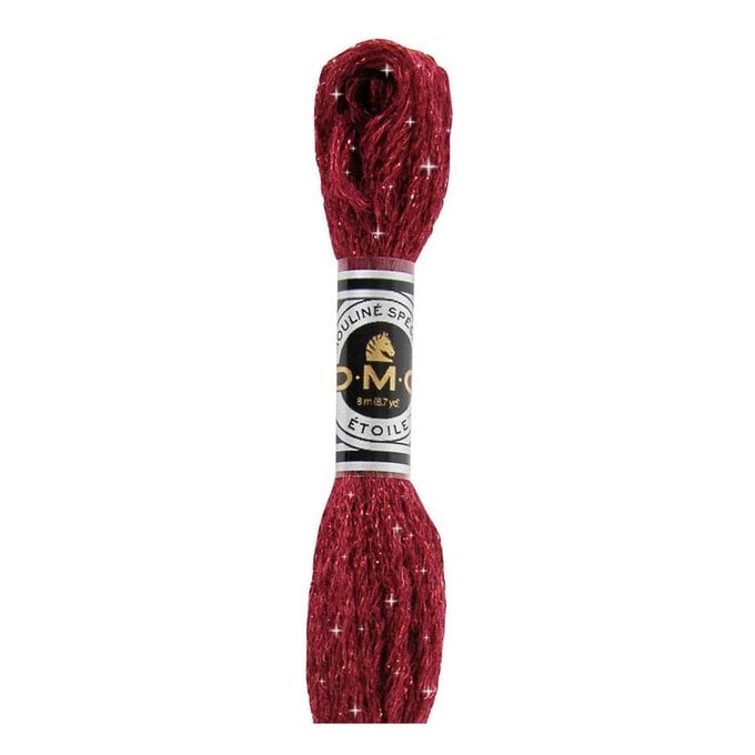 DMC Dark Red Mouline Etoile Cotton Thread 8m (C814) image number 1