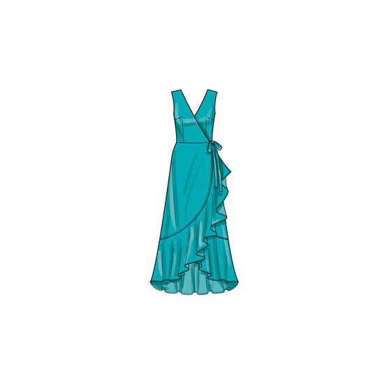 New Look Women's Wrap Dress Sewing Pattern N6750 (10-22) image number 2
