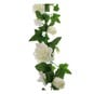 White Floral Garland 170cm image number 1