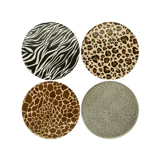 Safari Animal Print Plates 8 Pack image number 3