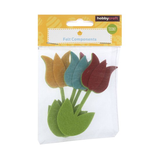 Felt Tulips 4 Pack image number 3