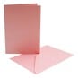 Pearlescent Pink Cards and Envelopes A6 4 Pack image number 1