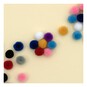 Assorted Pom Poms 1cm 100 Pack image number 2