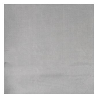 Silver Polyester Silky Habutai Fabric Pack 112cm x 2m image number 2