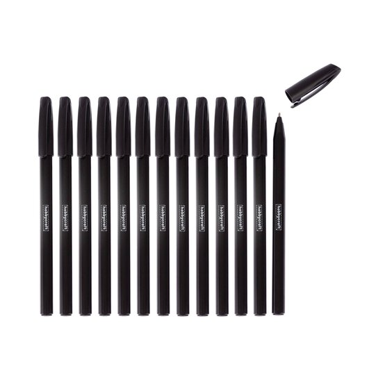 Black Ballpoint Pens 12 Pack