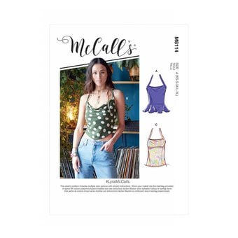 McCall’s Lyra Top Sewing Pattern M8114 (6-14)