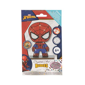 Spiderman Crystal Art Buddy Kit 10cm x 15cm image number 2