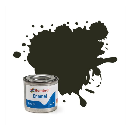 Humbrol 53 Gunmetal Enamel Metallic Paint 14ml  image number 1