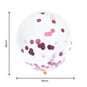 Pink Confetti Balloons 6 Pack image number 2