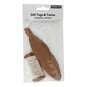 Feather Shaped Gift Tags and Twine 20 Pack image number 2