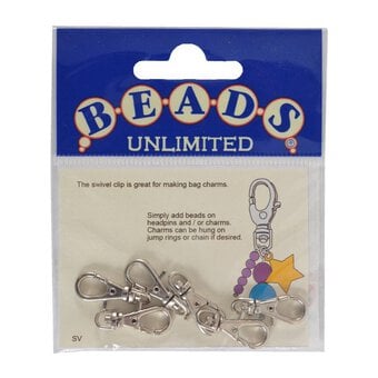 Beads Unlimited Midi Swivel Clips 22mm x 10mm 6 Pack
