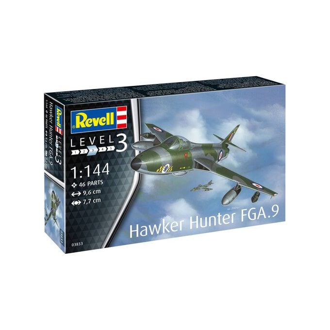 Revell Hawker Hunter FGA.9 Model Kit 1:144 image number 1