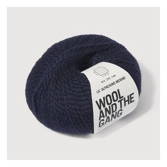 Wool and the Gang Midnight Blue Lil&rsquo; Alpachino Merino 50g