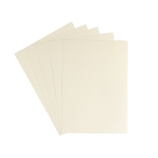 Ivory Hammered Card A4 10 Pack image number 3