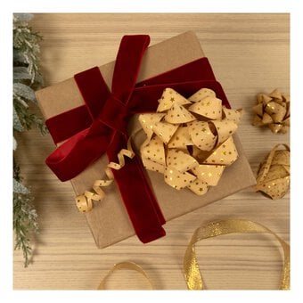 Gold Star Gift Wrap Set