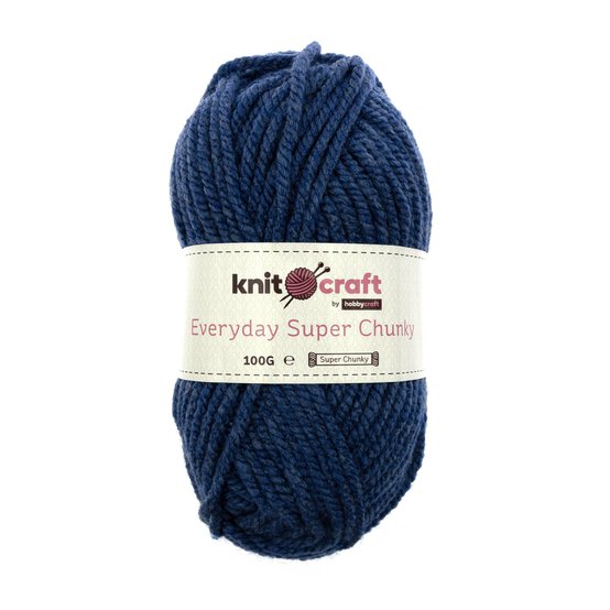 Knitcraft Denim Saxe Everyday Super Chunky Yarn 100g image number 1