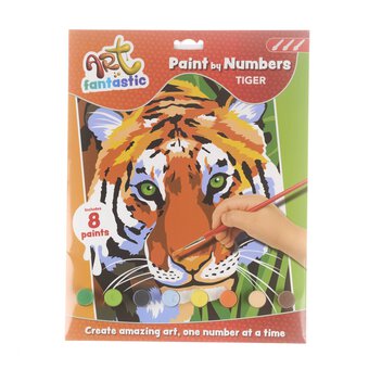 Tiger Paint by Numbers