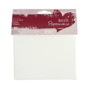 Papermania White Cards and Envelopes 6 x 6 Inches 10 Pack image number 4