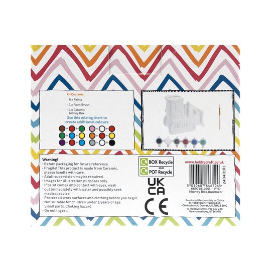 Paint Your Own Bulldozer Money Box image number 6