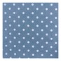Blue Spot Printed Chambray Fabric by the Metre image number 2