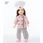 Simplicity Chef Doll Clothes Sewing Pattern 8315 image number 6