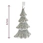 Hanging Beige Ceramic Tree Decoration 9cm  image number 4