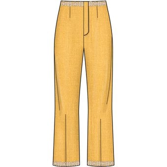 New Look Women's Flared Trousers Sewing Pattern N6660 image number 4