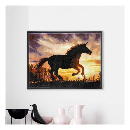 Diamond Dotz Unicorn Silhouette Kit 42cm x 32cm image number 1
