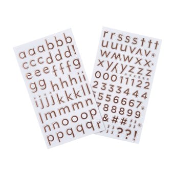 Pink Lowercase Alphabet Chipboard Stickers 138 Pieces