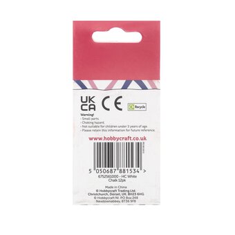 White Chalks 12 Pack
