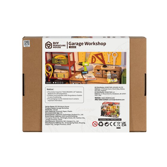 Rolife Garage Workshop Miniature House Kit image number 4