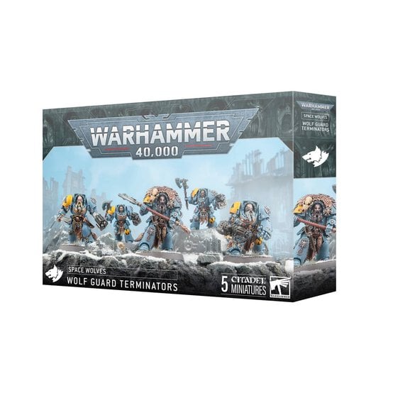 Warhammer 40,0000 Space Wolves Wolf Guard Terminators image number 1