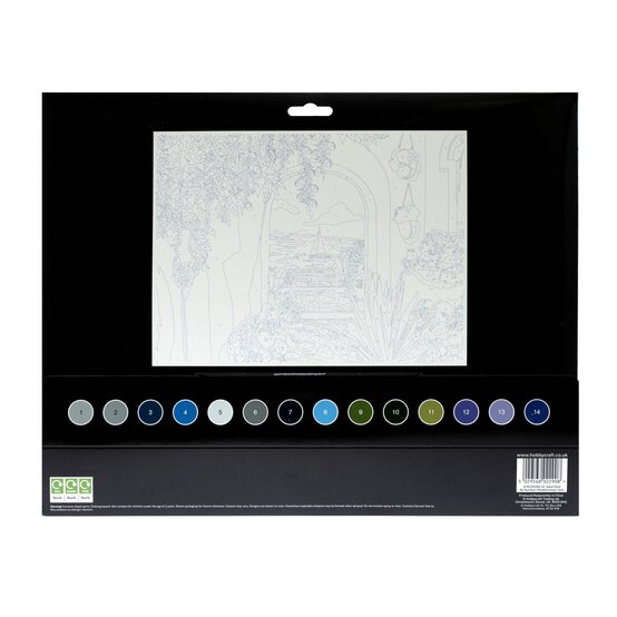 Mediterranean View Paint by Numbers image number 5