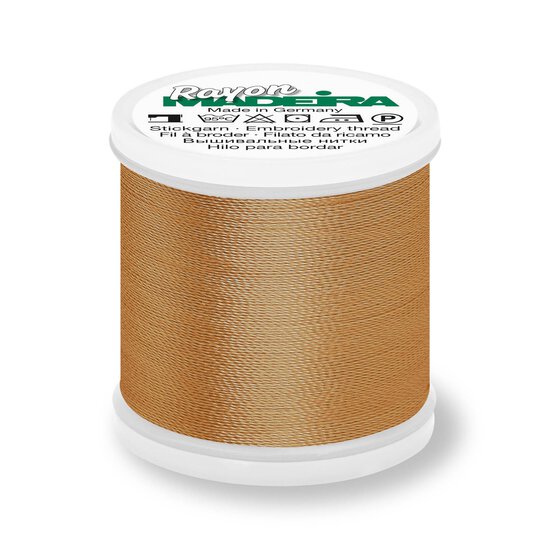 Madeira Tan Rayon 40 Thread 200m (1126) image number 1