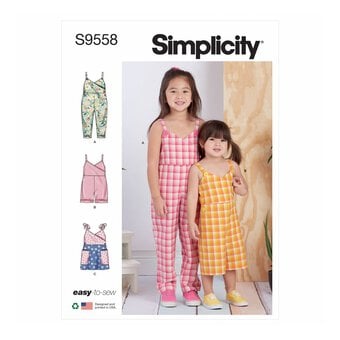 Simplicity Children’s Separates Sewing Pattern S9558 (4-8)