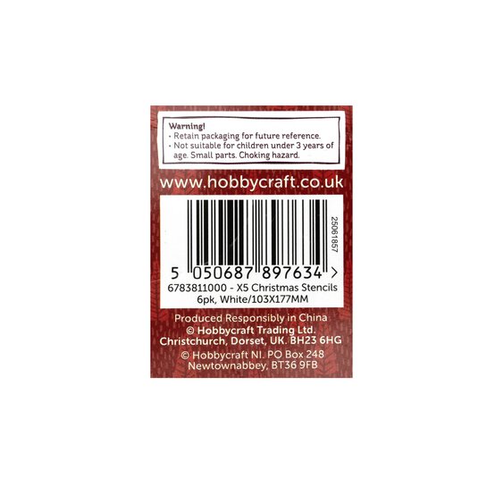 Christmas Stencils 6 Pack image number 4