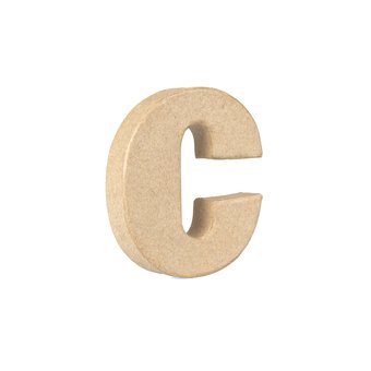 Lowercase Mini Mache Letter C