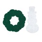 Felt Snowman and Wreath Set 10 Pack image number 3